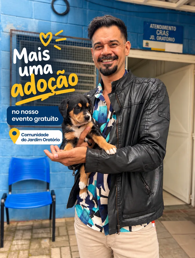 Mais uma adoção no Jardim Oratório